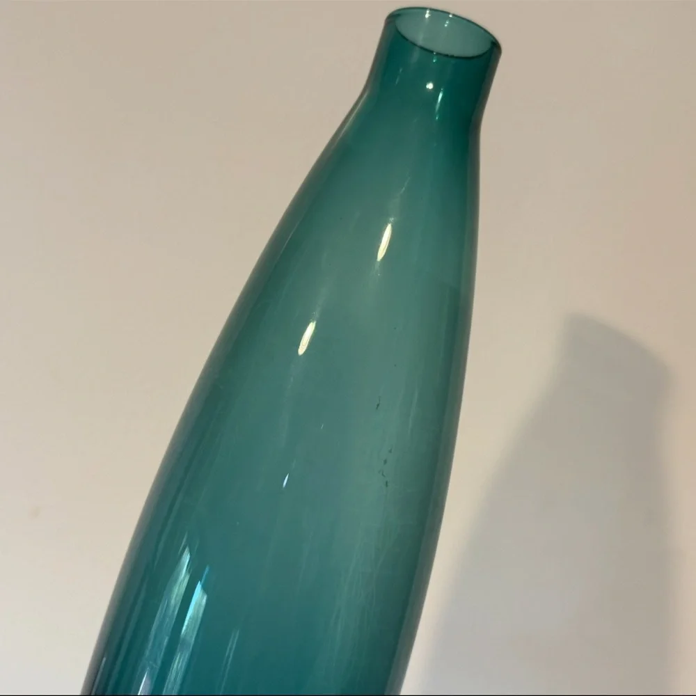 IKEA Blown Glass Bottle Vase